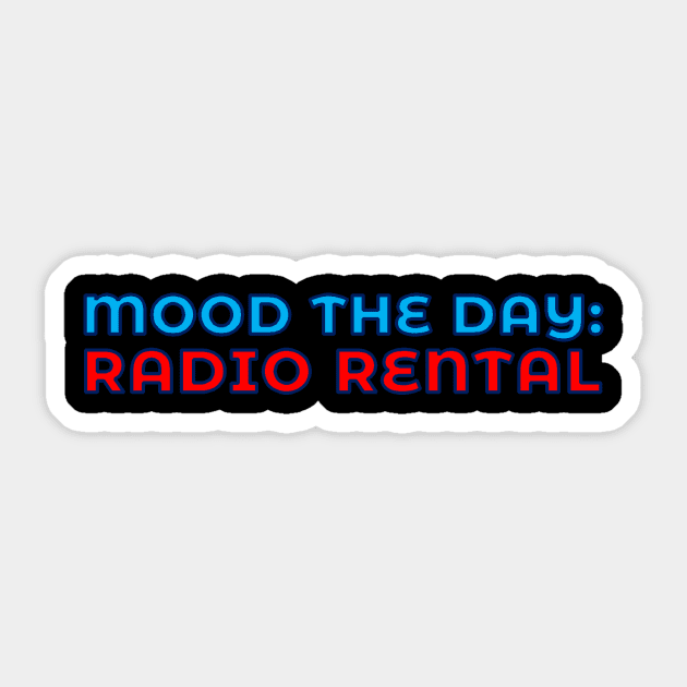 Scottish Humour - Mood The Day - Radio Rental Sticker by TimeTravellers